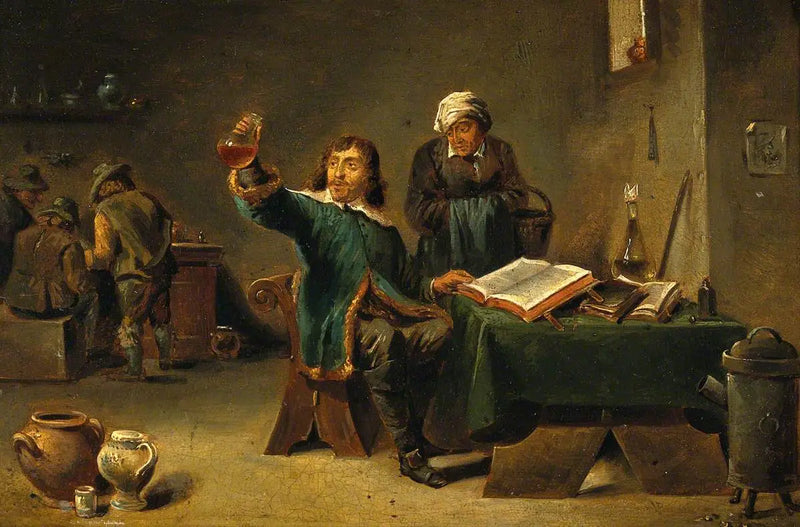 Un médecin examinant une fiole d'urine - David Teniers le Jeune