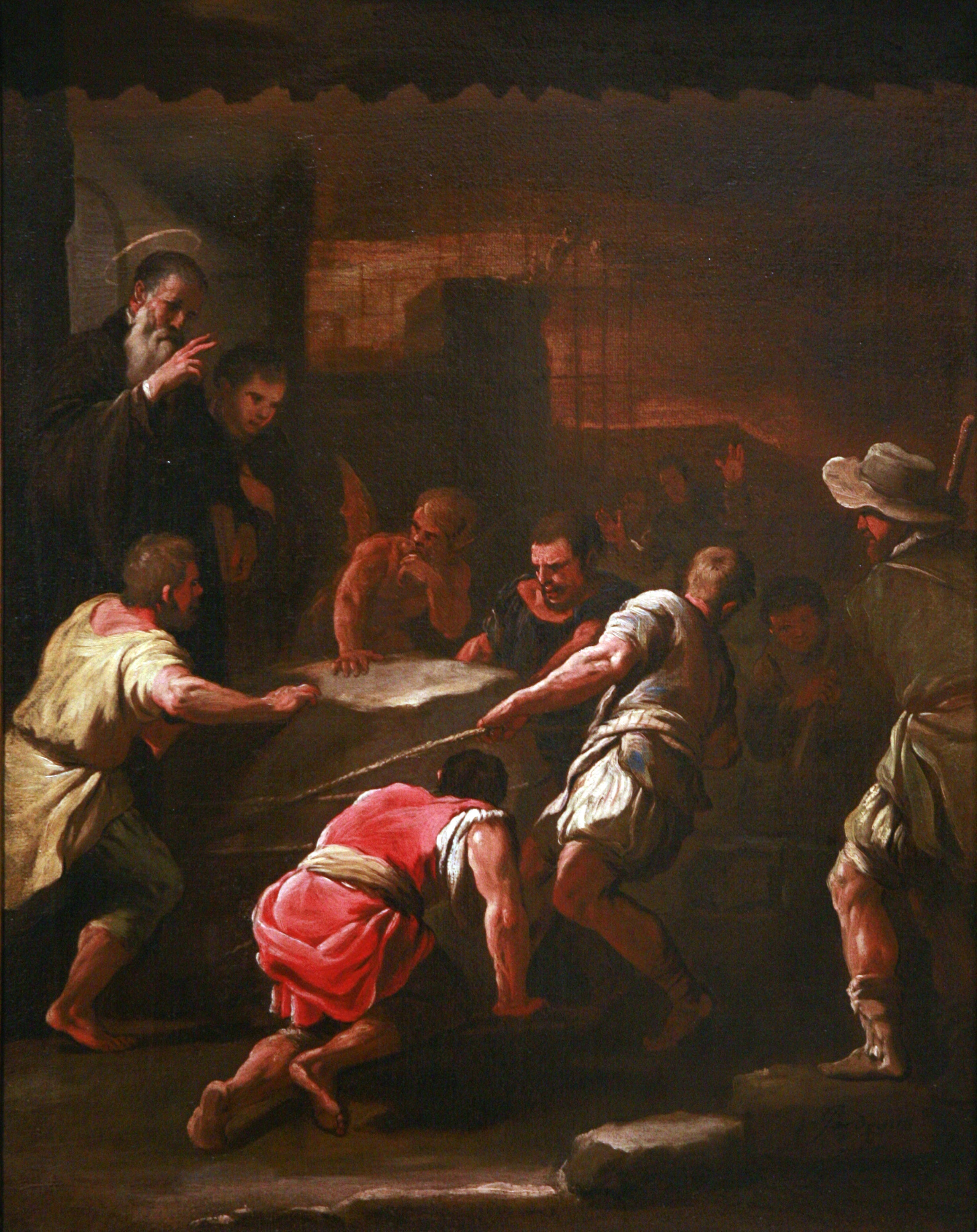 Un miracle de Saint Benoît - Luca Giordano