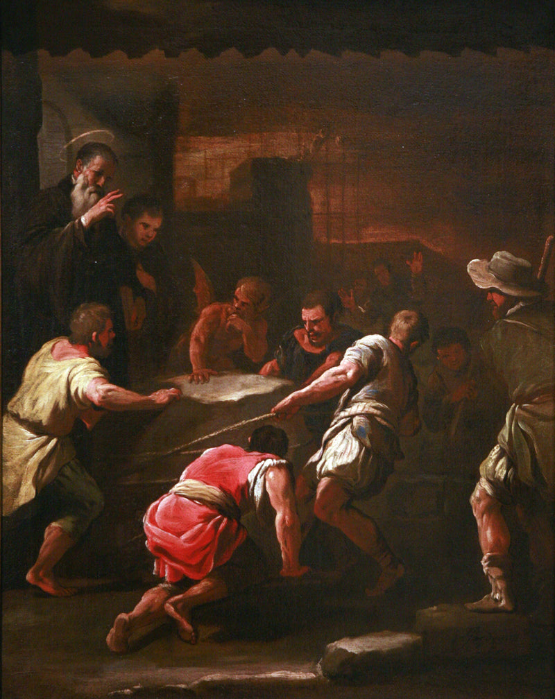 Un miracle de Saint Benoît - Luca Giordano