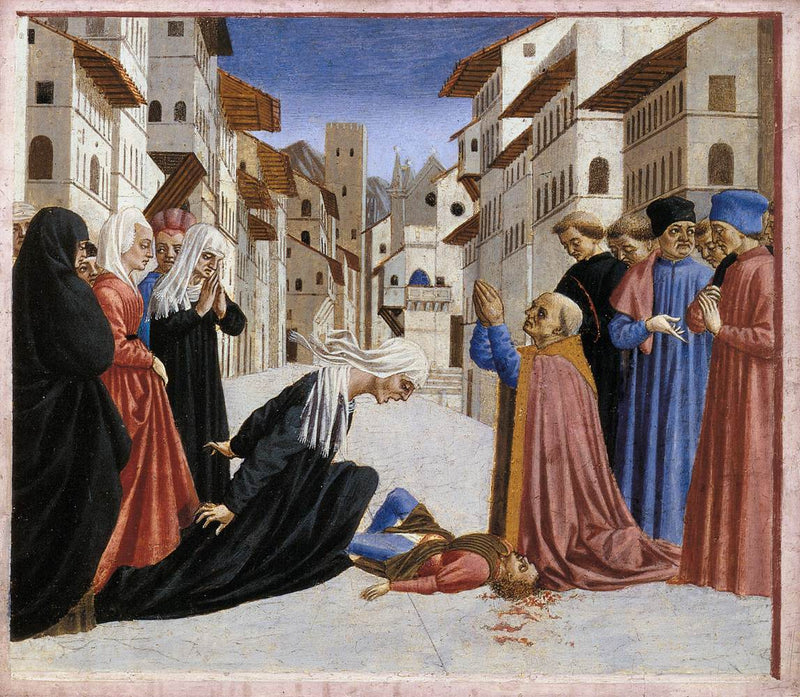Un miracle de saint Zénobe - Domenico Veneziano
