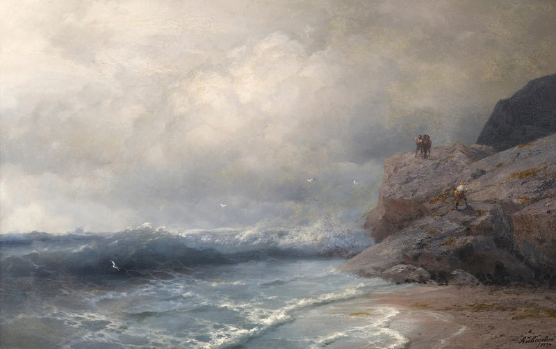 Un navire en péril - Ivan Aïvazovski