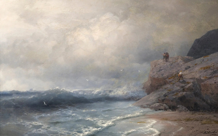 Un navire en péril - Ivan Aïvazovski