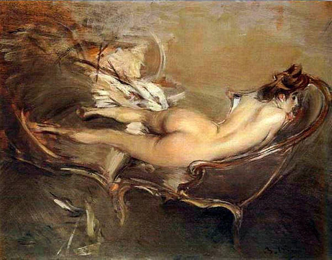 Un nu allongé sur une méridienne - Giovanni Boldini