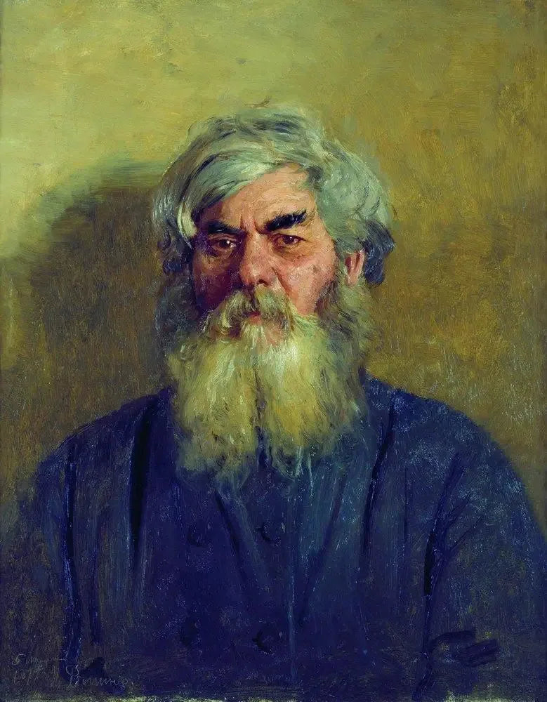 Un paysan avec un mauvais œil. - Ilya Repin