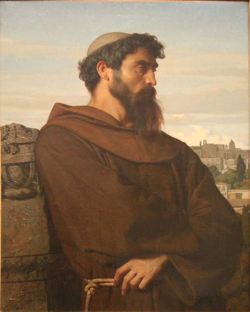 Un penseur, jeune moine romain - Alexandre Cabanel