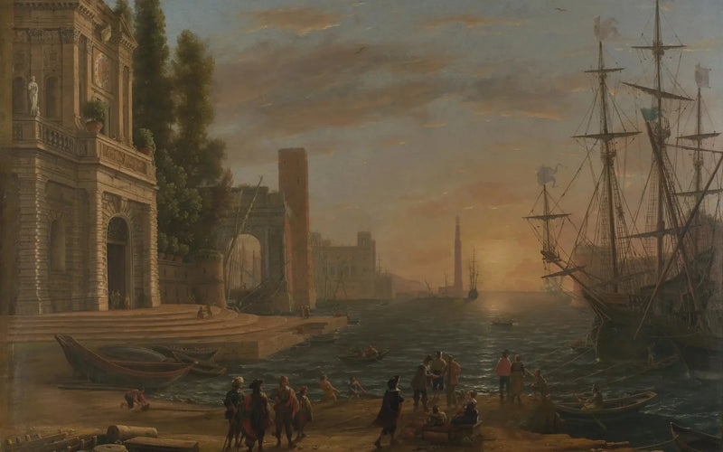 Un port maritime - Claude Lorrain