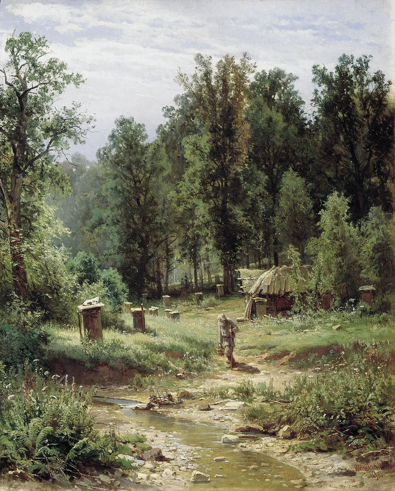 Un rucher dans la forêt - Ivan Chichkine
