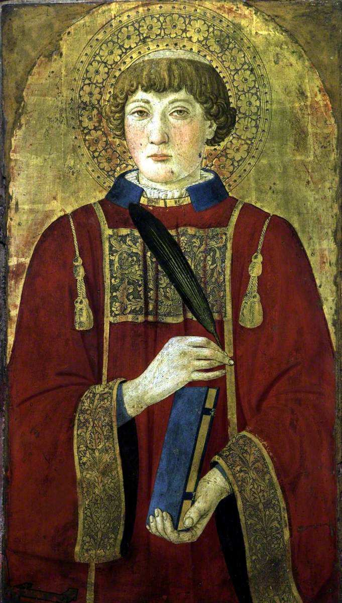 Un saint martyr (probablement saint Laurent) - Cosimo Rosselli
