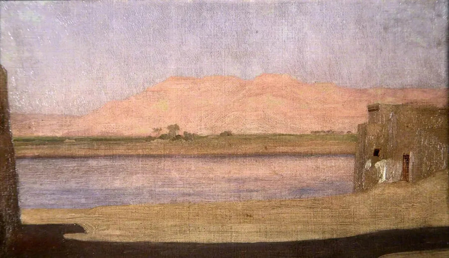 Un temple sur le Nil - Frederic Leighton