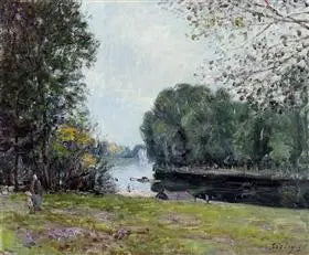 Un Tournant du Loing - Été - Alfred Sisley