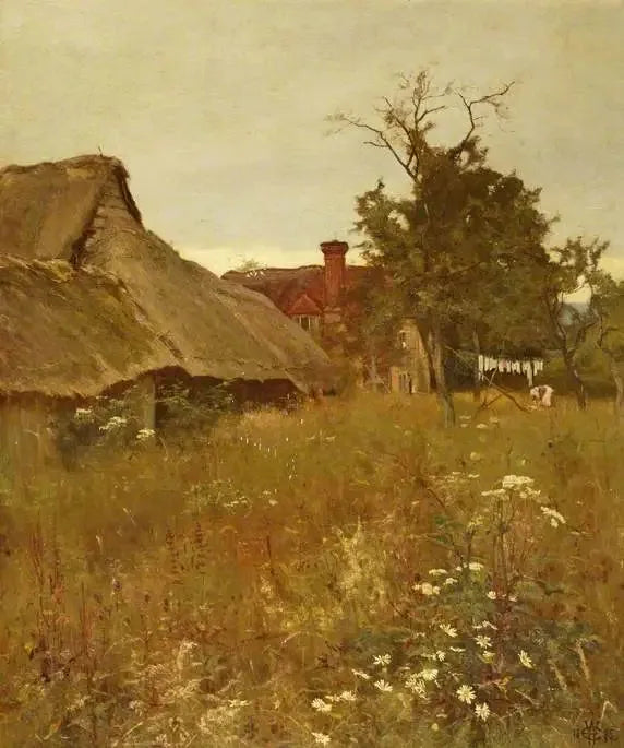 Un vieux coin envahi par les mauvaises herbes - Edward Wilkins Waite image 1 reproduction réalisée par Alpha Reproduction