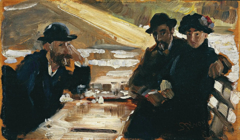 Un voyage sur la Seine - Peder Severin Krøyer