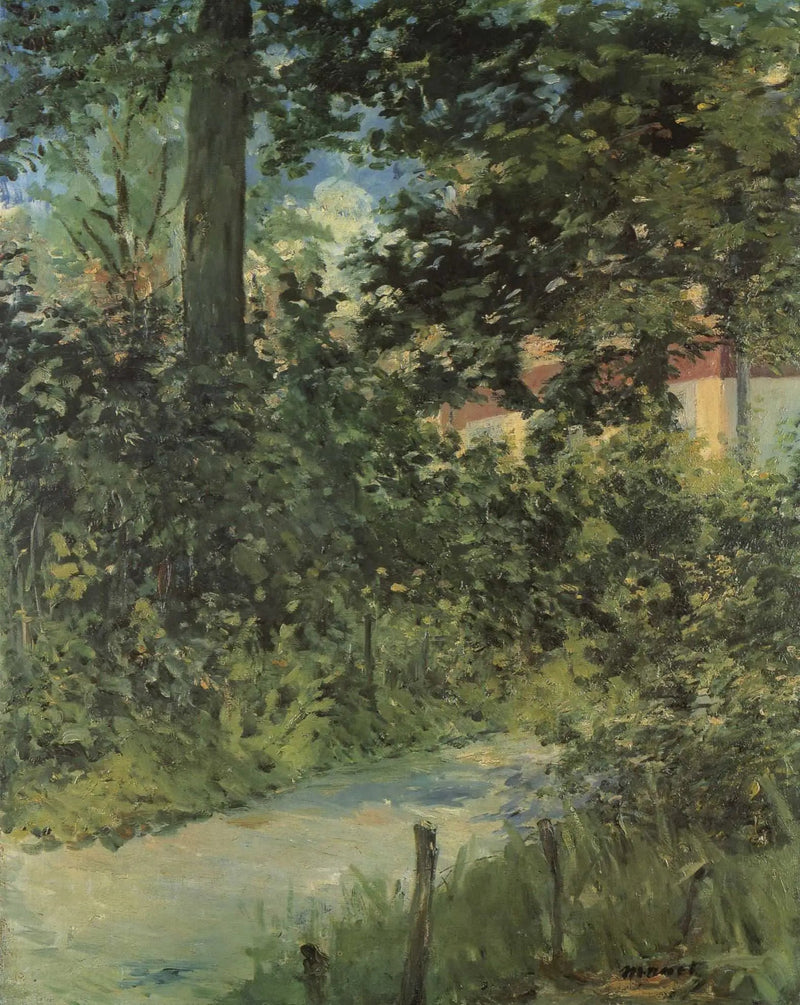 Une allée du jardin de Rueil - Édouard Manet