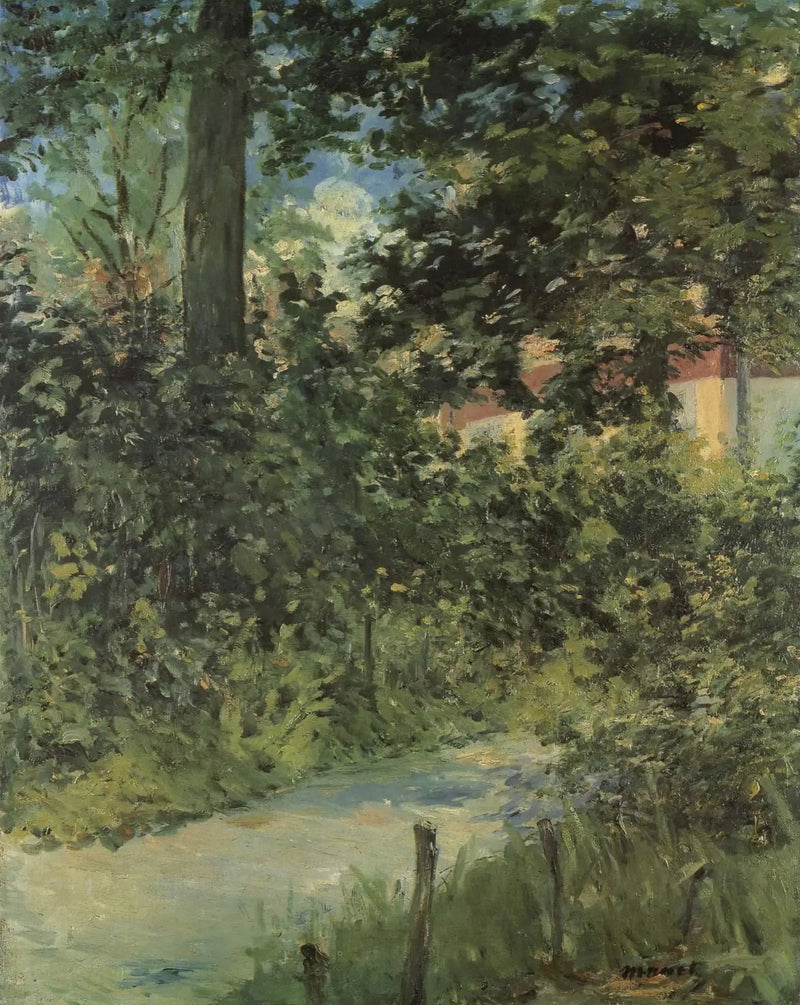 Une allée du jardin de Rueil - Édouard Manet