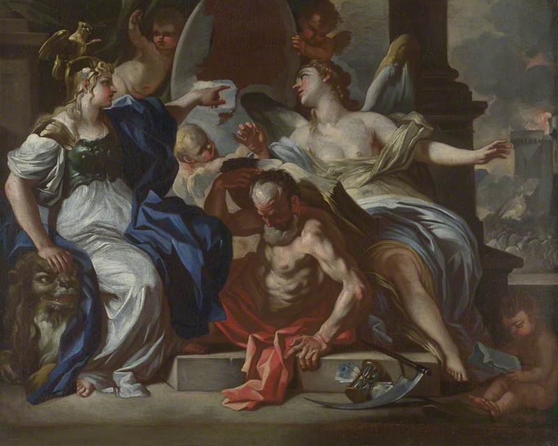 Une allégorie de Louis XIV - Francesco Solimena - Alpha Reproduction