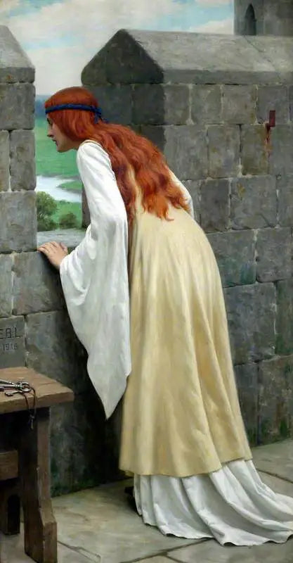 Une arrivée - Edmund Blair Leighton image 1 reproduction de peinture à l’huile