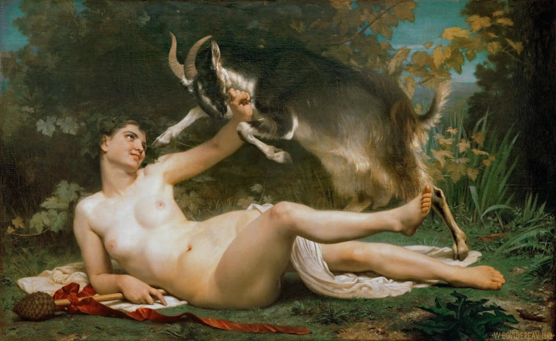 Une bacchante - Bouguereau