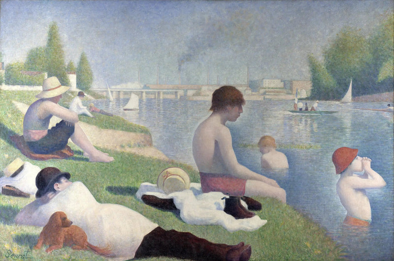 Une baignade à Asnières - Georges Seurat
