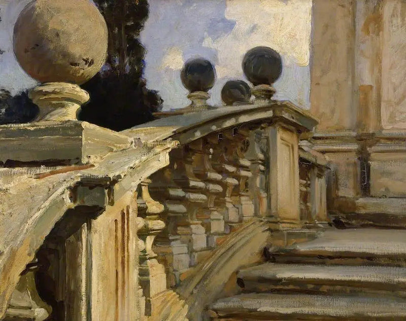Une balustrade - John Singer Sargent