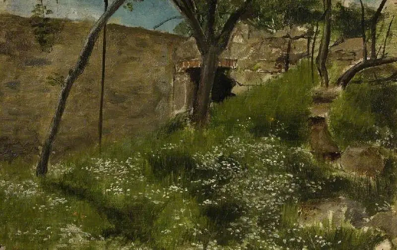 Une banque florale - Lawrence Alma-Tadema