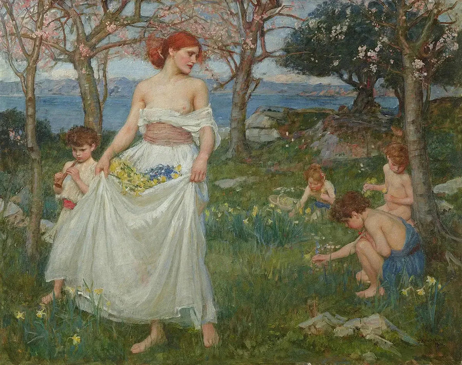 Une chanson du printemps - John William Waterhouse