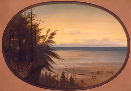 Une échelle indienne - Indiens Nayas - George Catlin - Alpha Reproduction