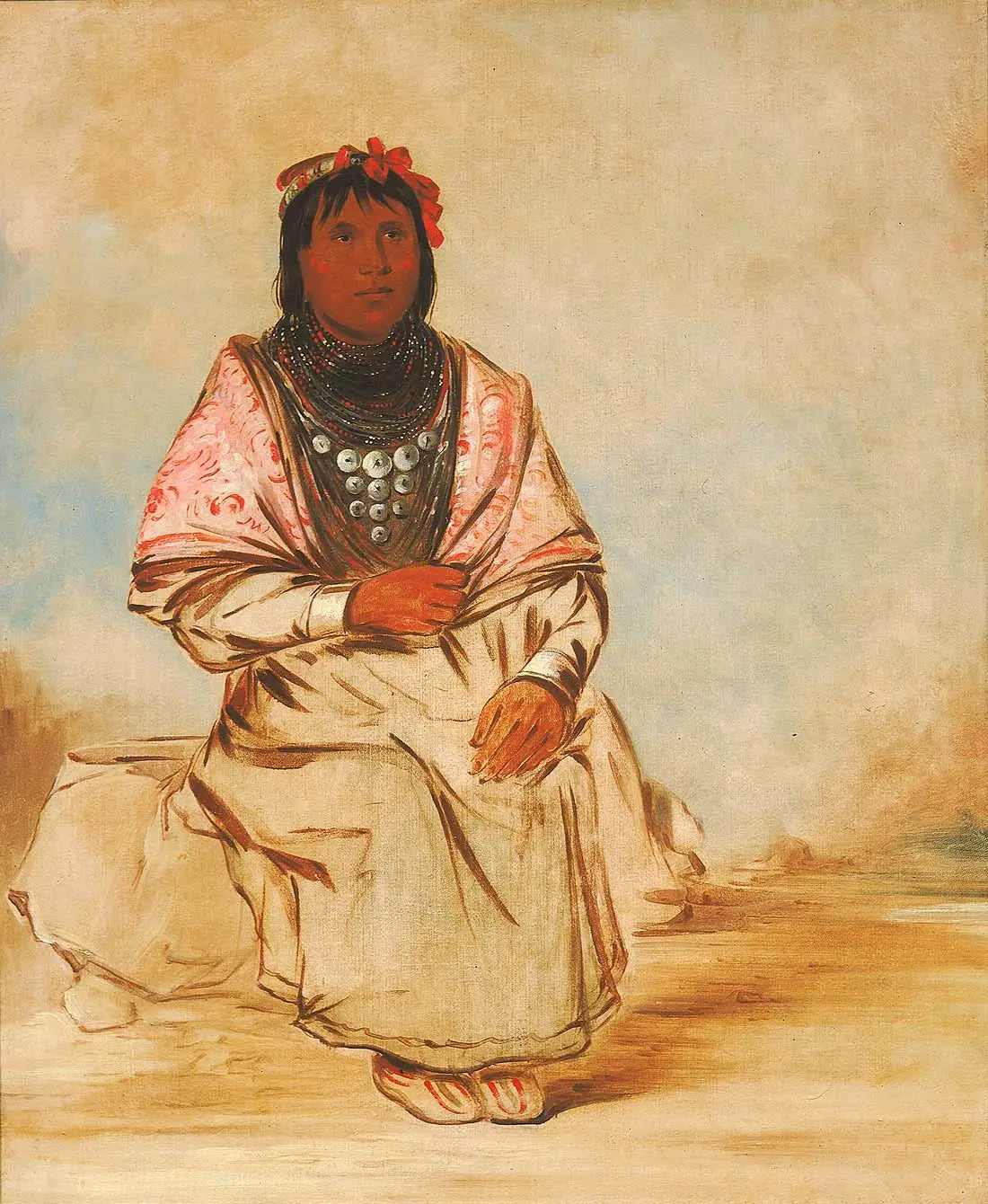 Une femme séminole - George Catlin - Alpha Reproduction