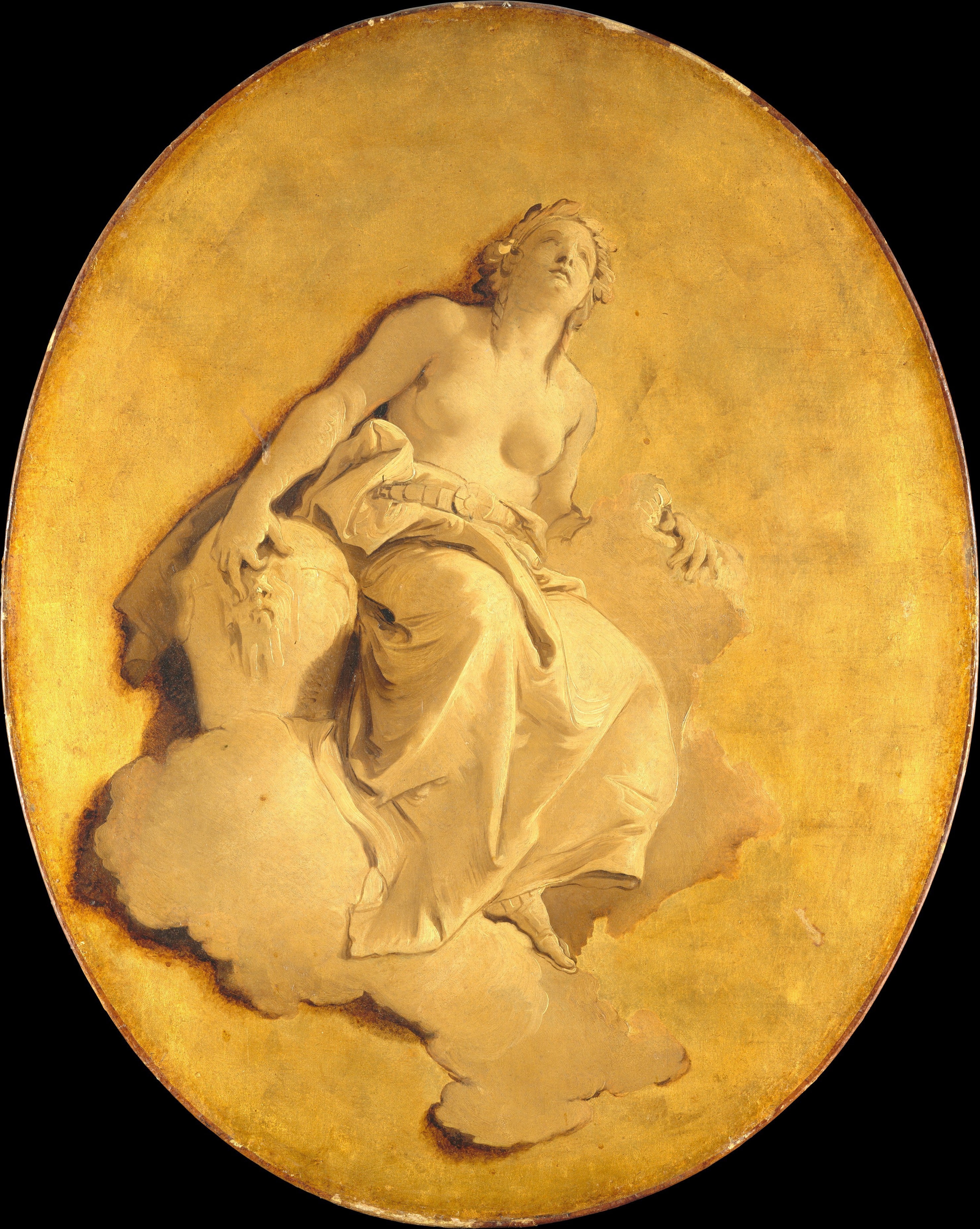 Une figure allégorique féminine - Giovanni Battista Tiepolo
