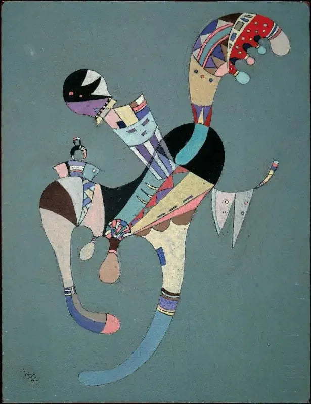 Une figure flottante - Vassily Kandinsky