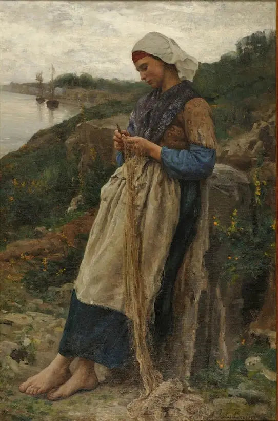 Une Fille de Pêcheur - Jules Breton