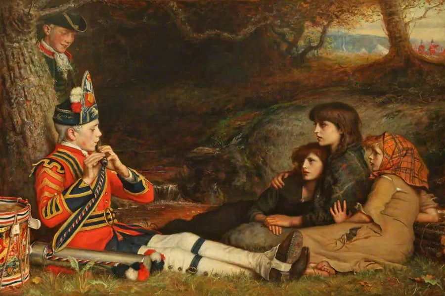 Une idylle de 1745 - John Everett Millais