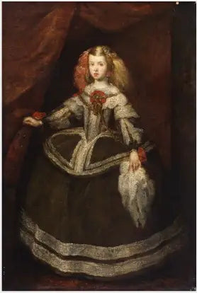 Une infante espagnole en costume du XVIIe siècle - Diego Velázquez