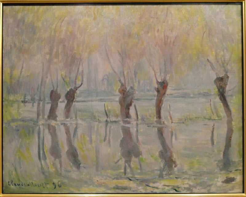 Une inondation à Giverny - Claude Monet