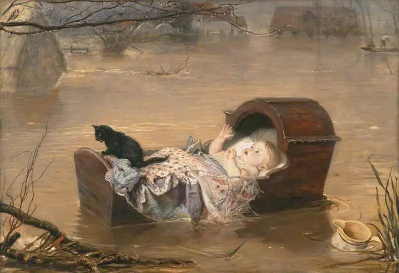 Une inondation - John Everett Millais