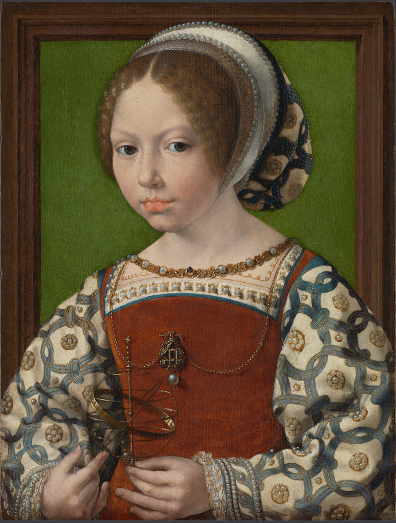 Une jeune princesse (Dorothea de Danemark ?) - Jan Gossaert