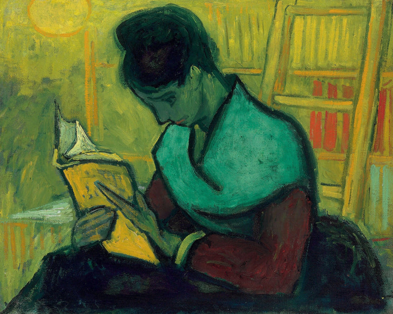 Une liseuse de romans, F497 – Vincent van Gogh