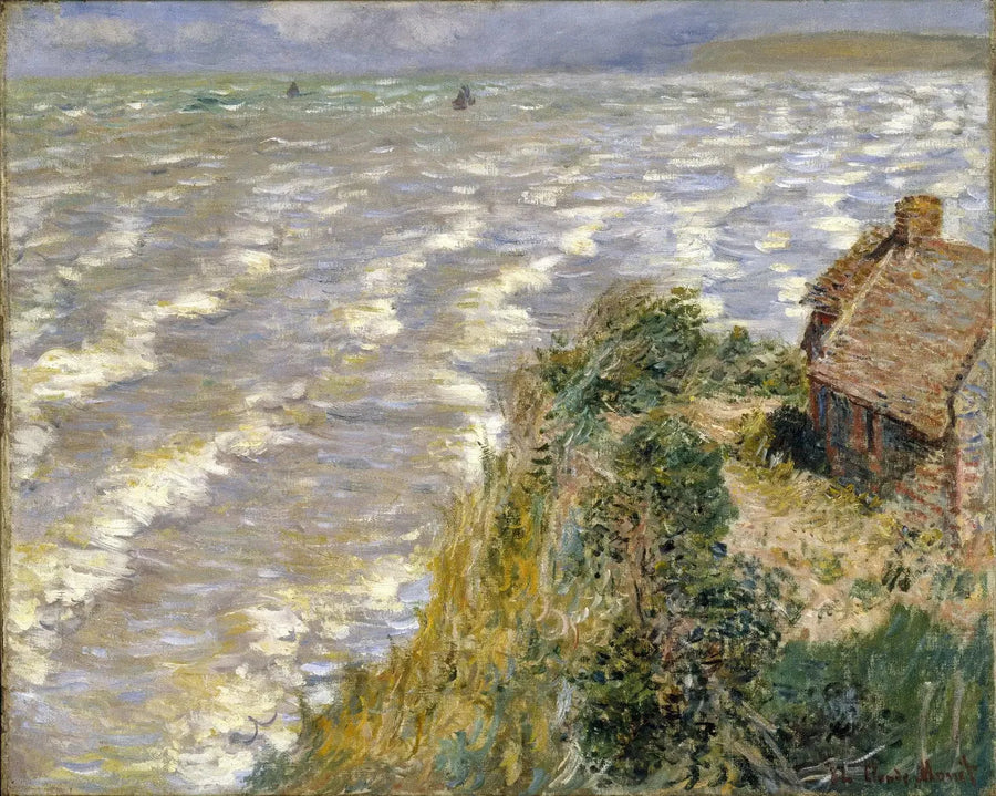 Une marée en hausse à Pourville - Claude Monet