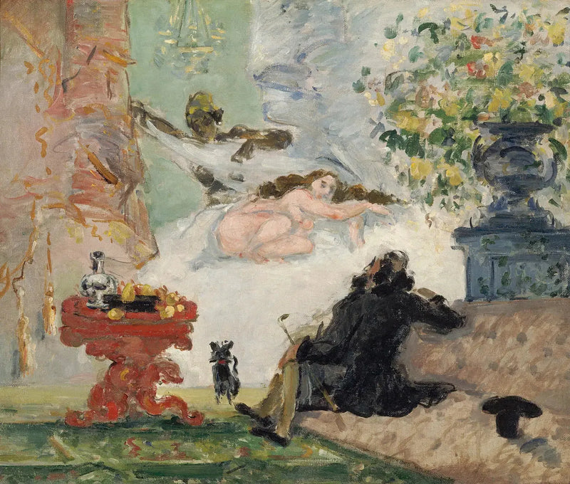 Une moderne Olympia - Paul Cézanne