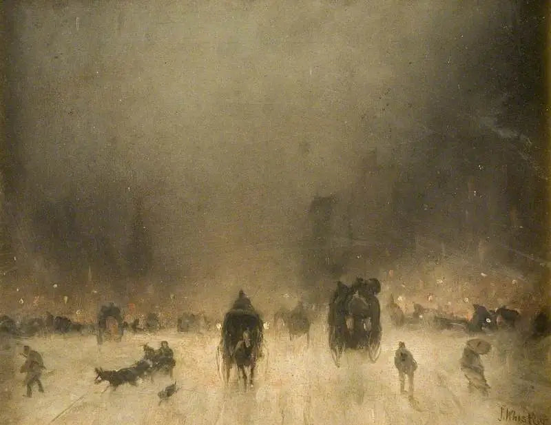 Une nuit brumeuse à Londres - James Abbott McNeill Whistler