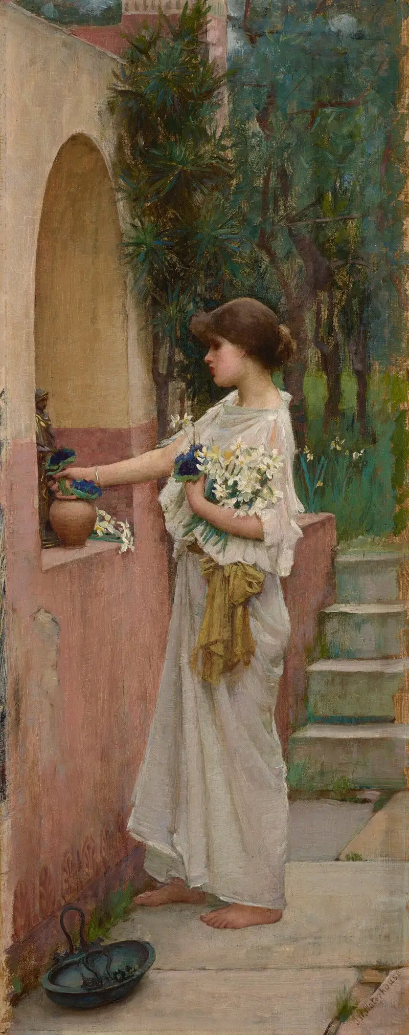 Une offrande romaine - John William Waterhouse