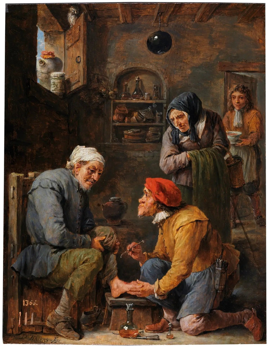 Une opération chirurgicale - David Teniers le Jeune