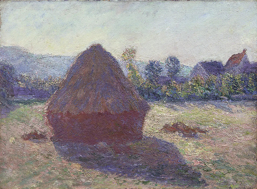 Une paille de foin au soleil du soir - Claude Monet