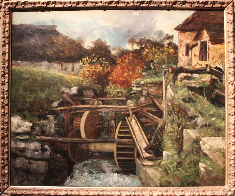 Une papeterie à Ornans - Gustave Courbet