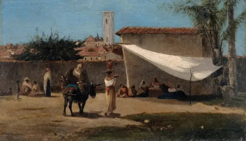 Une place à Caracas - Camille Pissarro