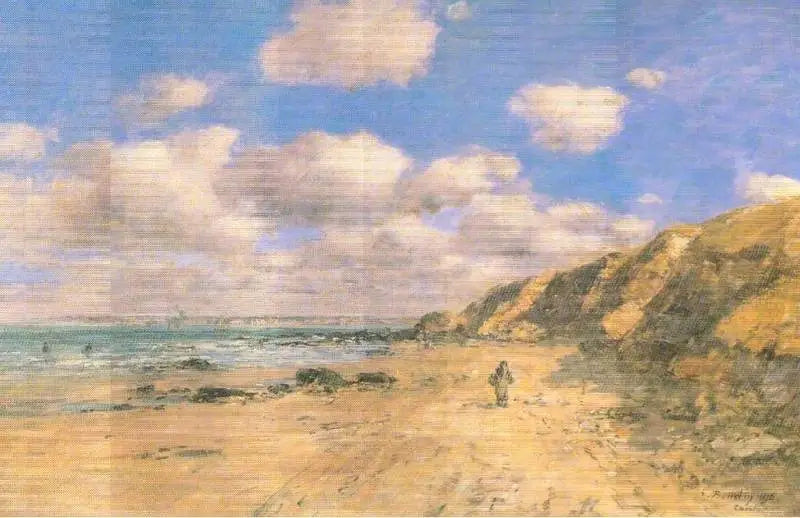 Une plage près de Trouville - Eugène Boudin