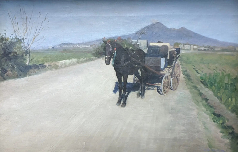 Une route à Naples - Gustave Caillebotte