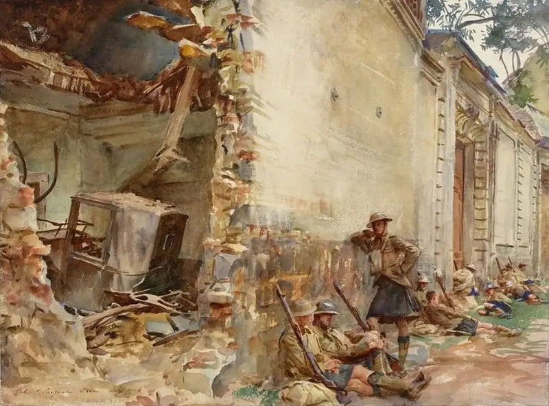 Une rue d'Arras - John Singer Sargent