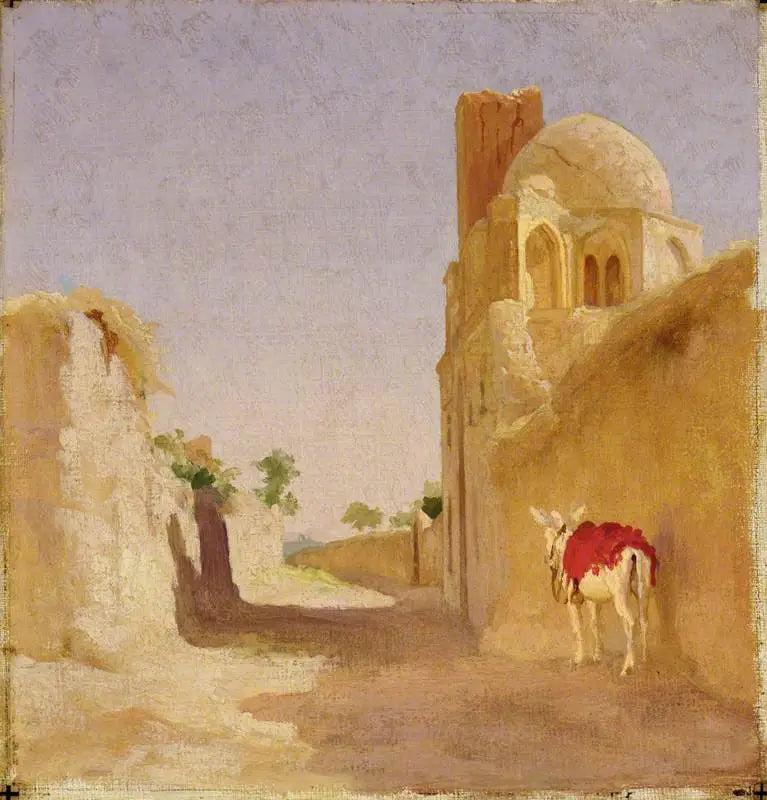 Une rue de Damas - Frederic Leighton