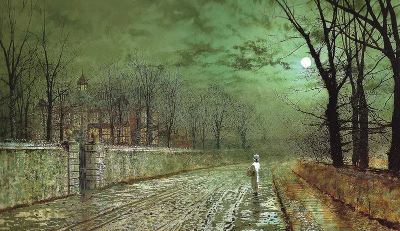 Une soirée au clair de lune - John Atkinson Grimshaw