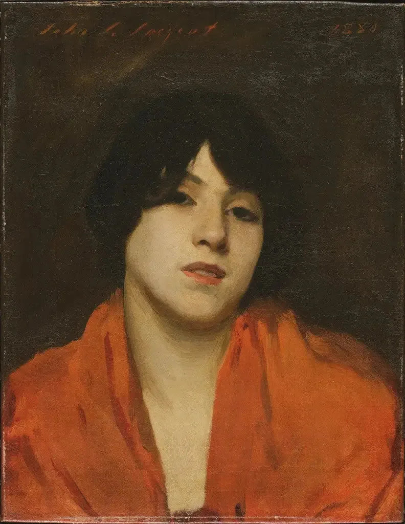 Une Vénitienne au châle écarlate (« Gigia Viani ») - John Singer Sargent